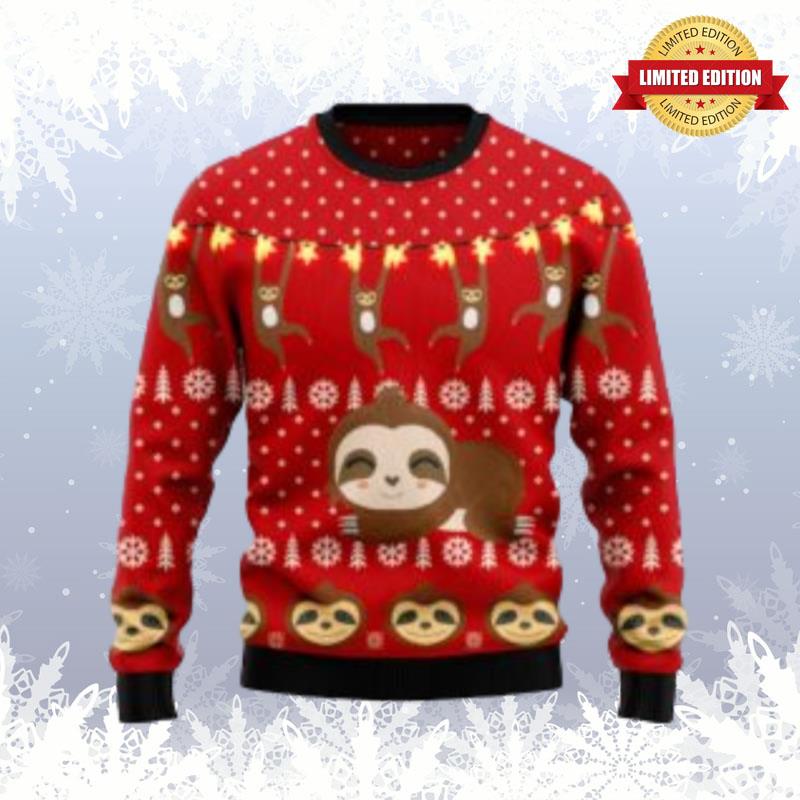 Sloth Lover Unisex Ugly Sweaters For Men Women