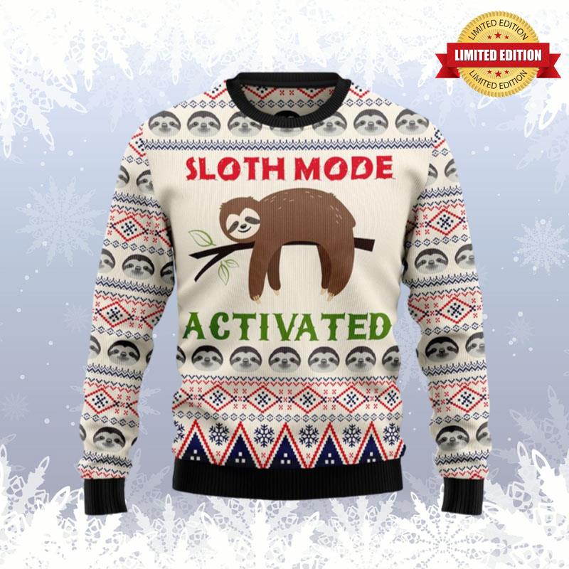 Sloth Mandala Ugly Sweaters For Men Women
