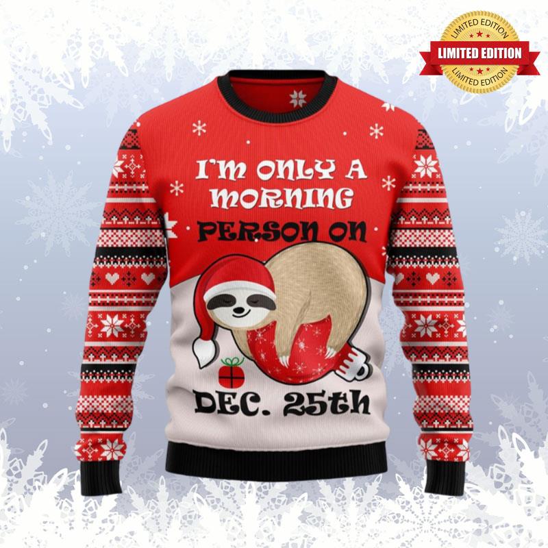 Sloth Mode Activated Ugly Sweaters For Men Women