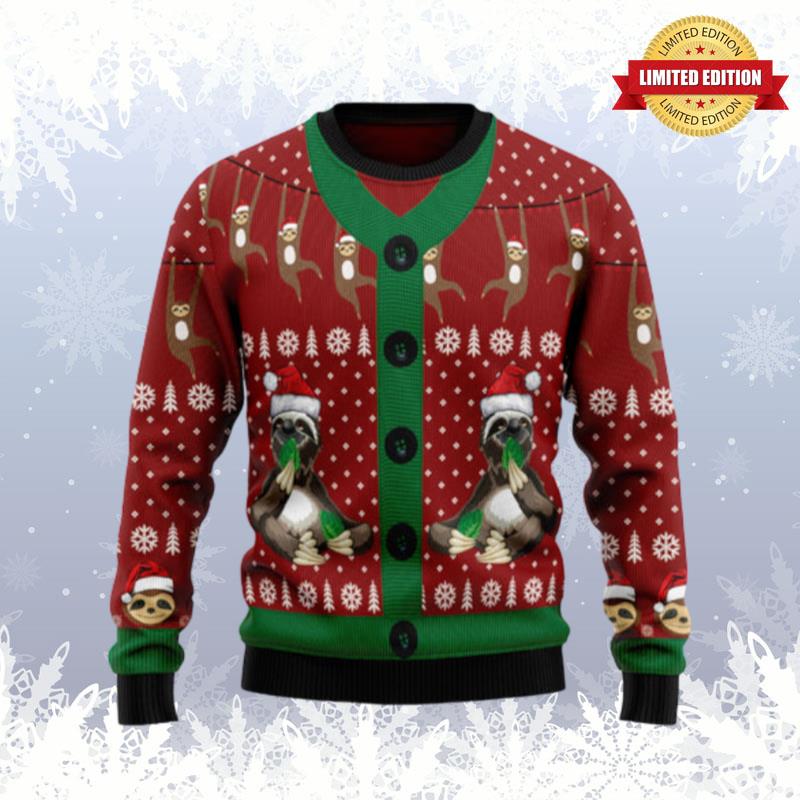 Sloth Sloth Ugly Sweaters For Men Women