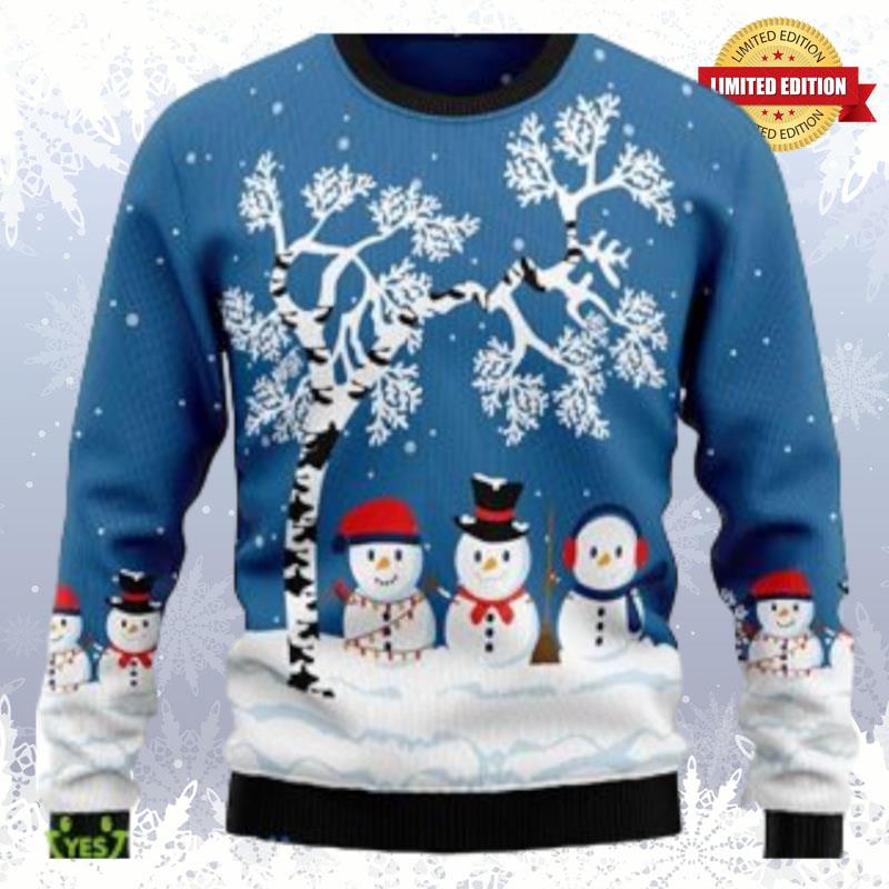 Snowman Beauty Ugly Christmas Sweater Ugly Sweaters For Men Women