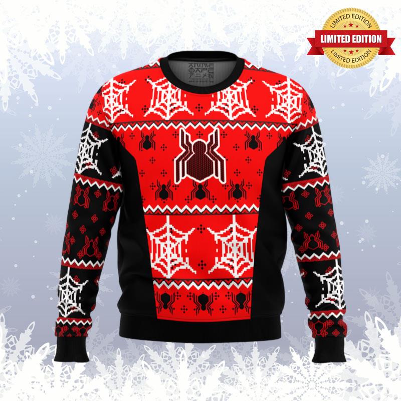 Spiderman Uniform Ugly Sweaters For Men Women