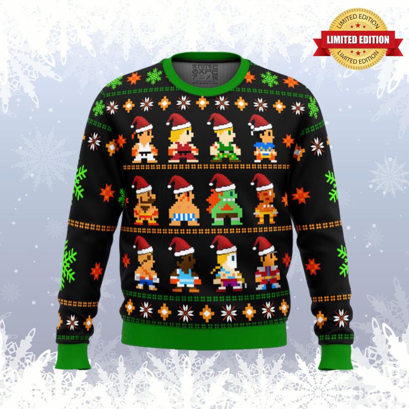 Street Fighter Classic Collection Ugly Sweaters For Men Women