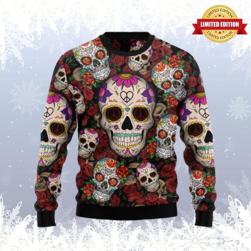 Sugar Skull Ugly Sweaters For Men Women