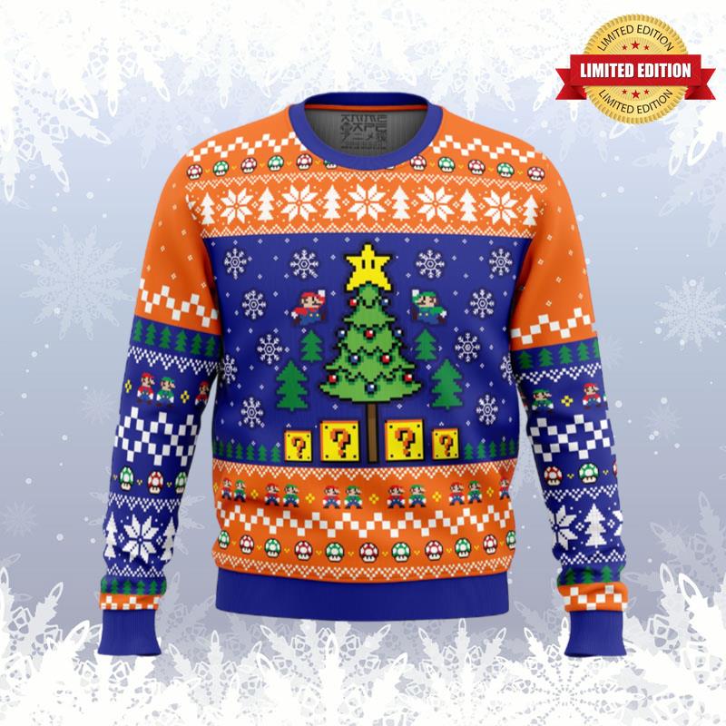 Super Bros Christmas Super Mario Bros. Ugly Sweaters For Men Women