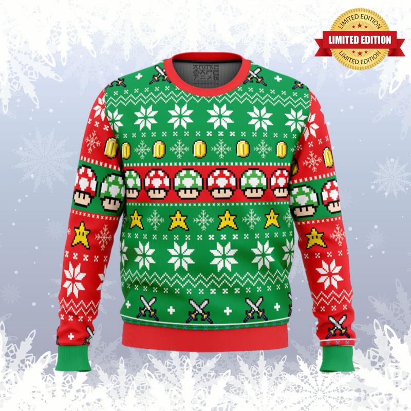 Super Mario Ugly Sweaters For Men Women