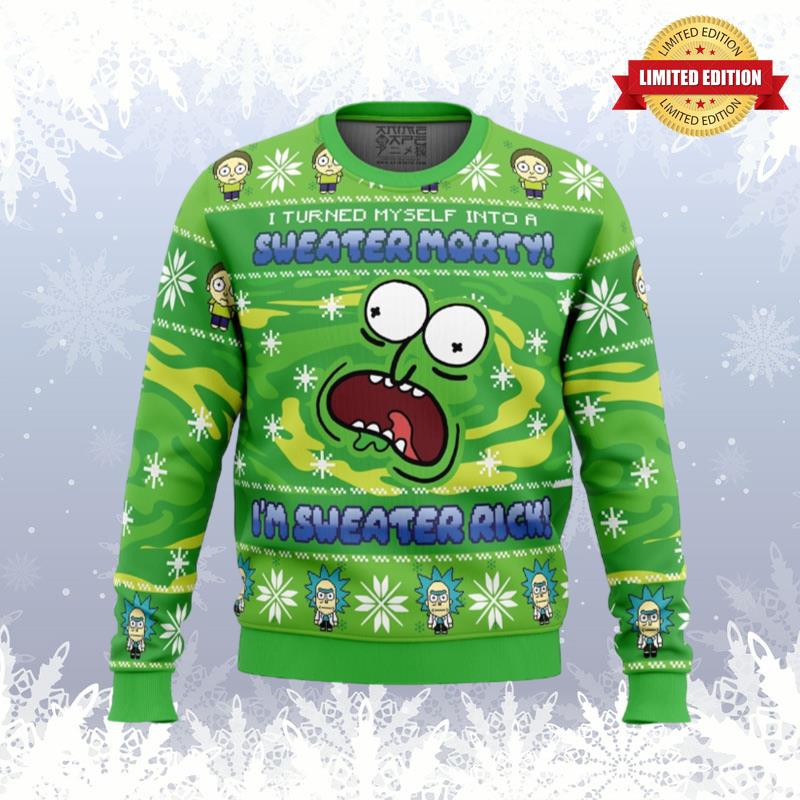 Sweater Rick Rick and Morty Ugly Sweaters For Men Women