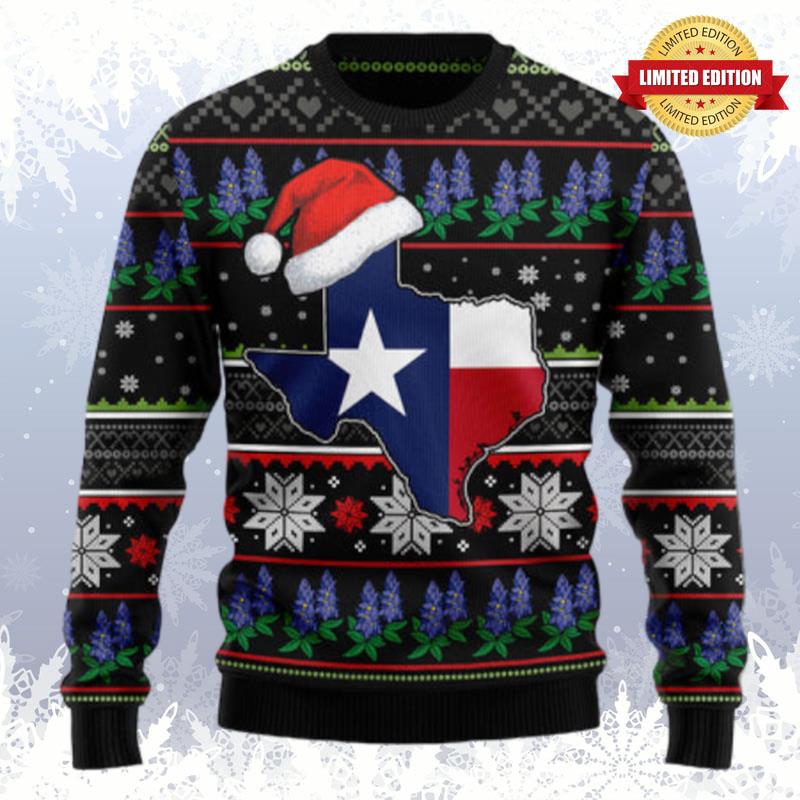 Texas Bluebonnet Ugly Sweaters For Men Women