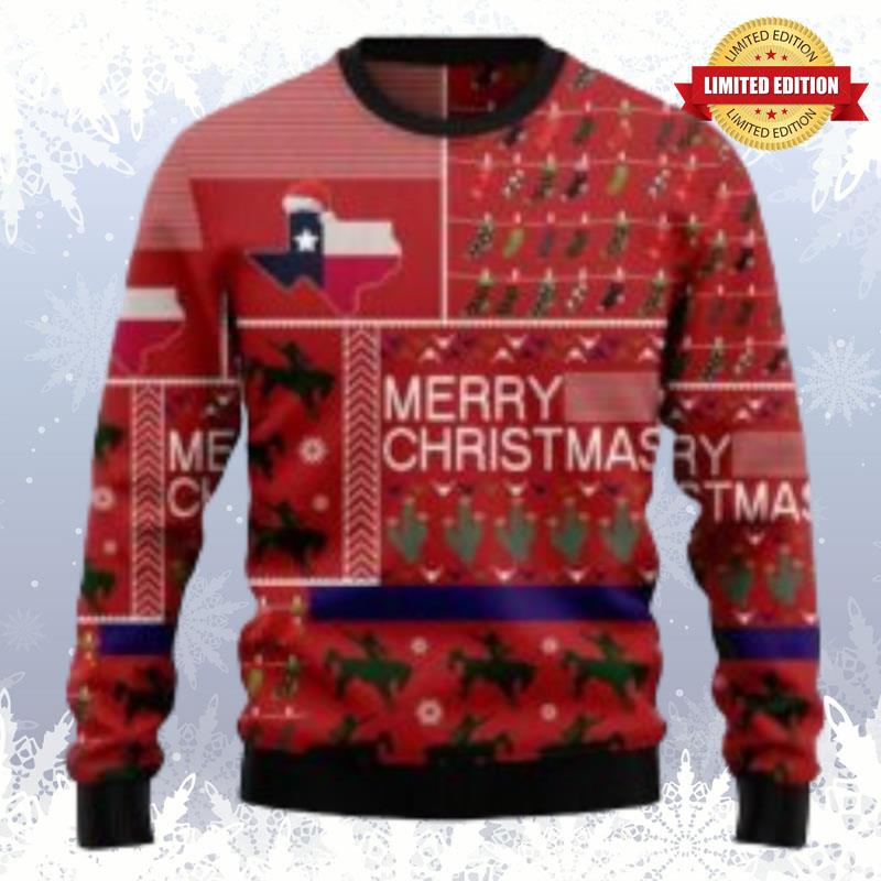 Texas Merry Christmas Ugly Christmas Sweater For Men