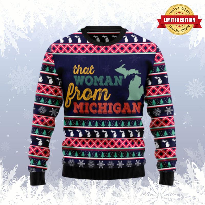 That Woman From Michigan Ugly Sweaters For Men Women