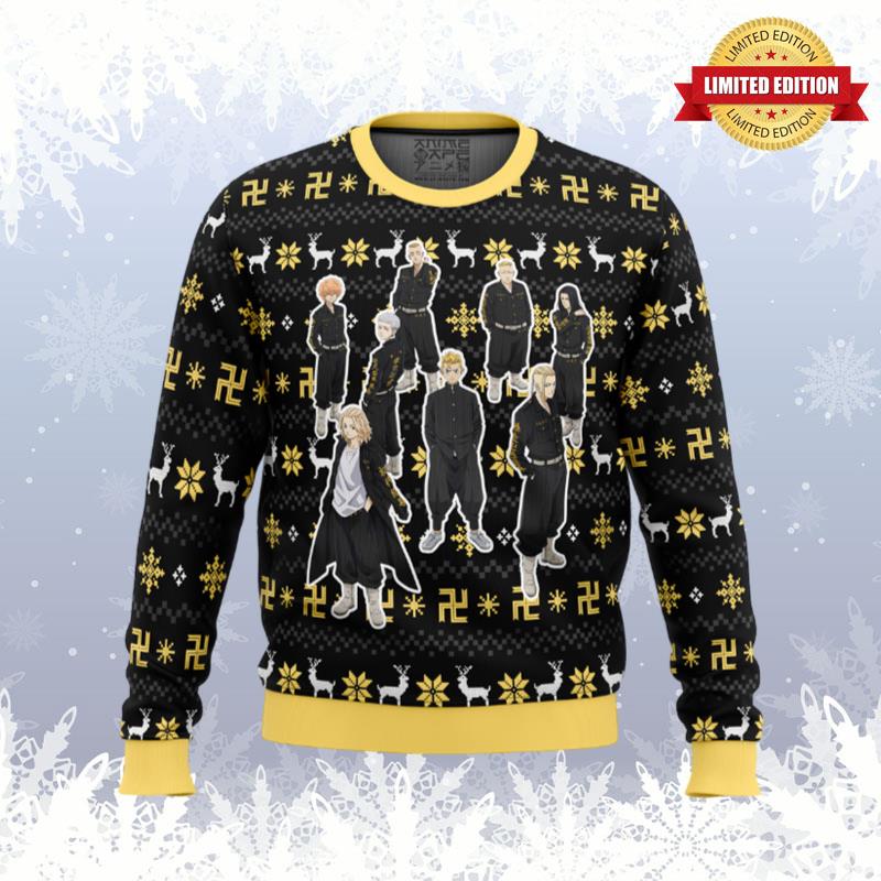 The Buddhist Symbol Tokyo Revengers Ugly Sweaters For Men Women