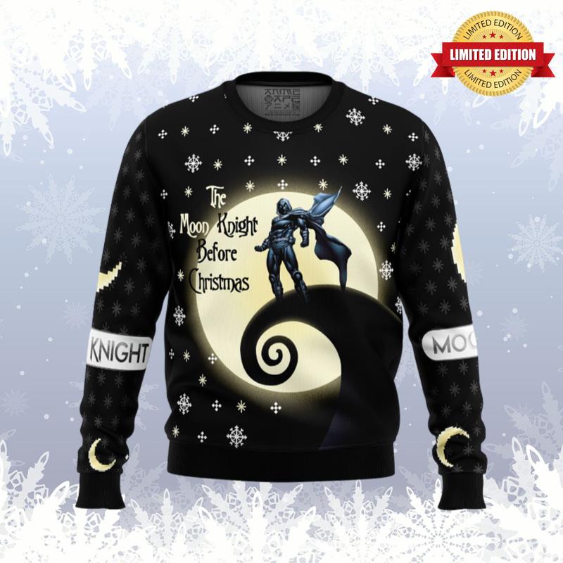 The Moon Knight Before Christmas Ugly Sweaters For Men Women