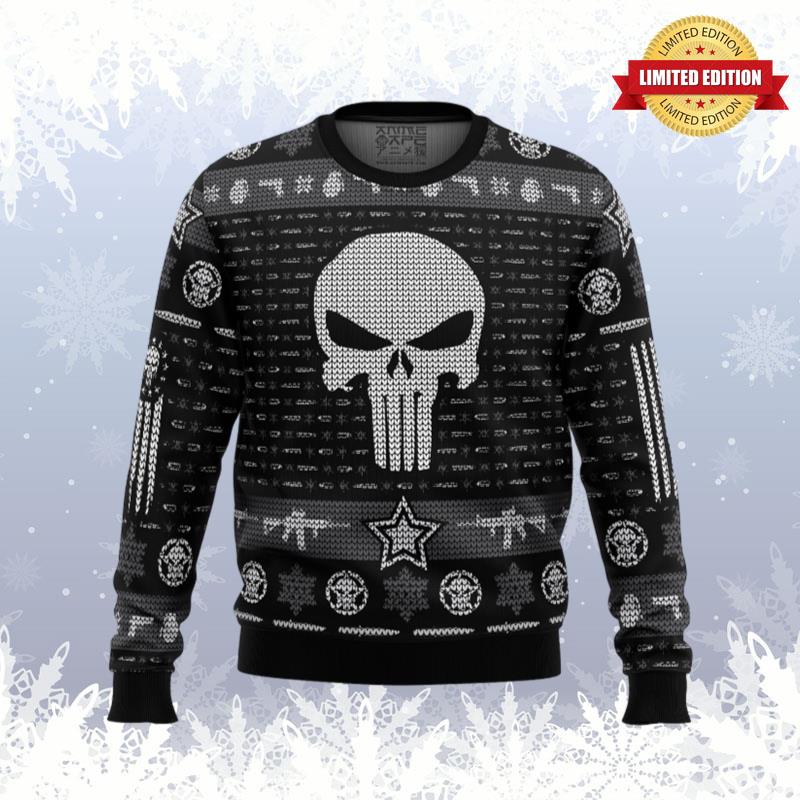 The Punisher Ugly Sweaters For Men Women