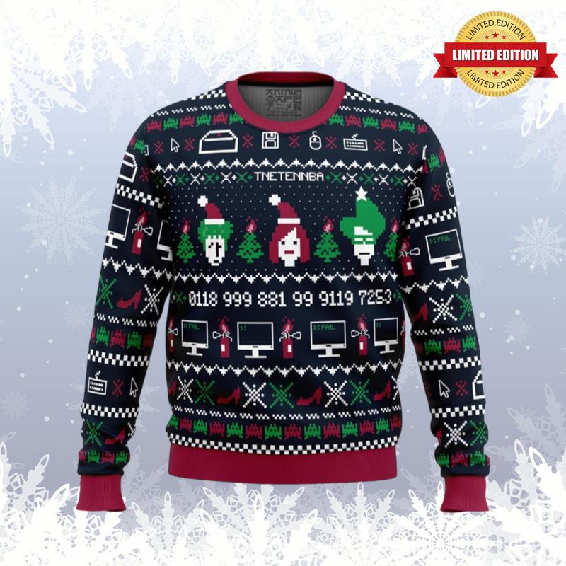 The X-Mas Crowd IT Crowd Ugly Sweaters For Men Women