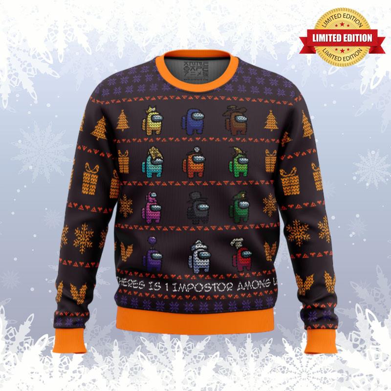 There Is One Impostor Among Us Ugly Sweaters For Men Women