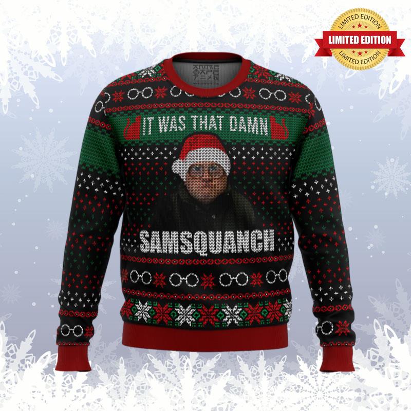 Trailer Park Boys Samsquanch Ugly Sweaters For Men Women