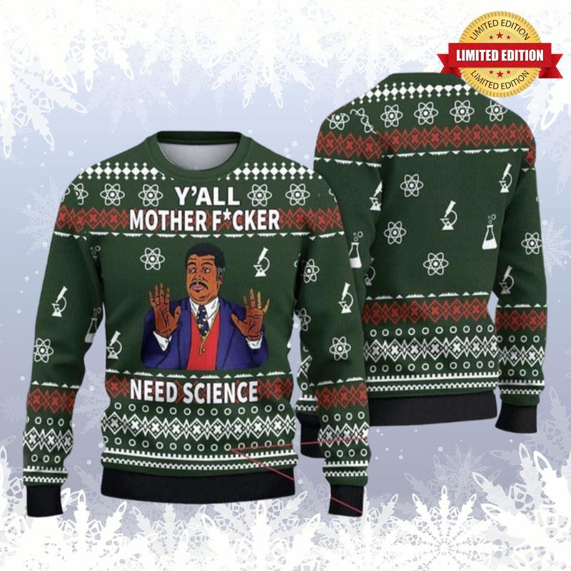 Trek The Halls Christmas Tree Christmas Ugly Sweaters For Men Women