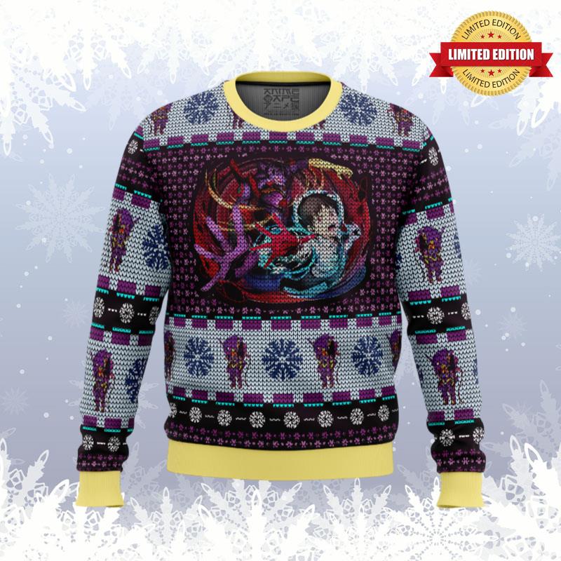 Unit-01 Ikari Shinji Neon Genesis Evangelion Ugly Sweaters For Men Women