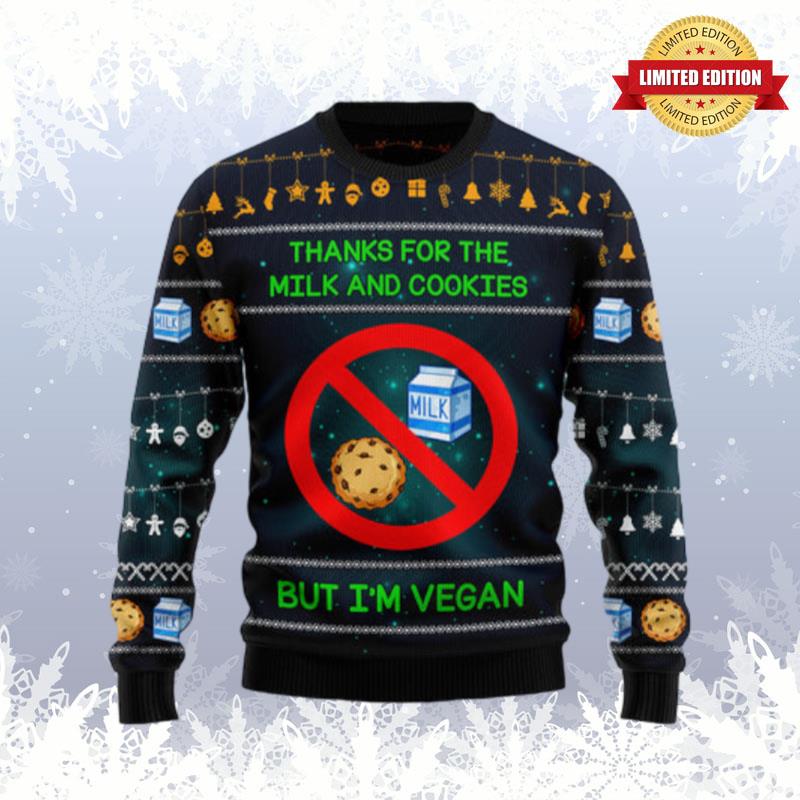 Vegan Thanks Ugly Sweaters For Men Women