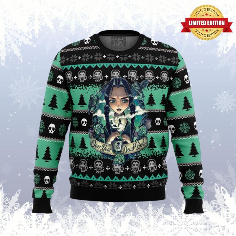 Wednesday Addams Ugly Sweaters For Men Women