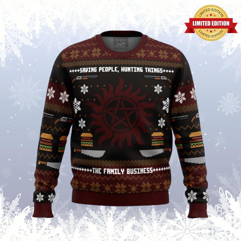 Winchester Christmas Supernatural Ugly Sweaters For Men Women