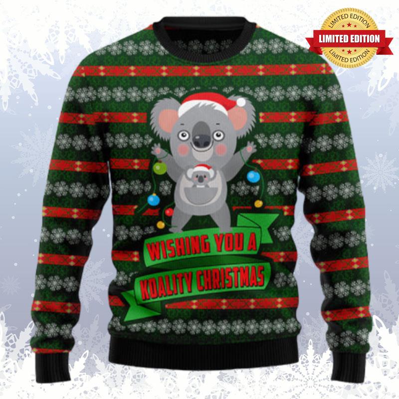 Wishing You A Koality Christmas Ugly Sweaters For Men Women