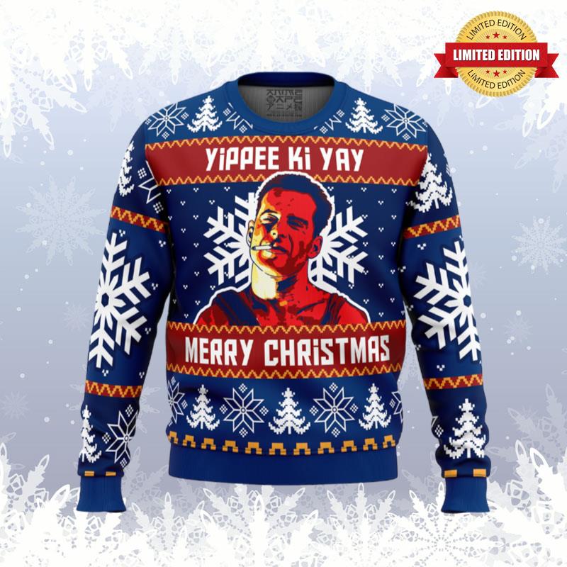 Yippee Ki Yay Die Hard Ugly Sweaters For Men Women