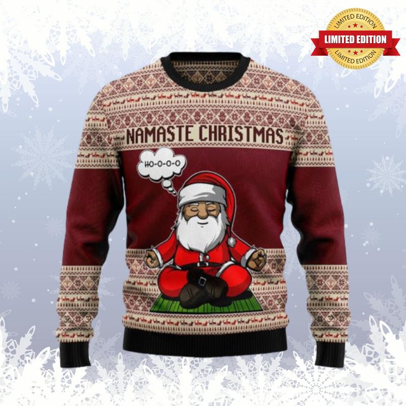 Yoga Santa Clause Ugly Sweaters For Men Women - RugControl