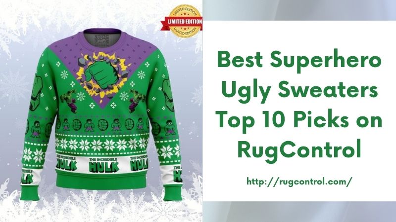 Best Superhero Ugly Sweaters Top 10 Picks on RugControl