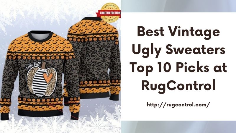 Best Vintage Ugly Sweaters Top 10 Picks at RugControl