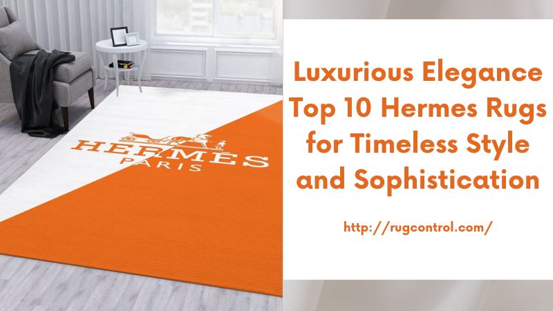 Luxurious Elegance Top 10 Hermes Rugs for Timeless Style and Sophistication