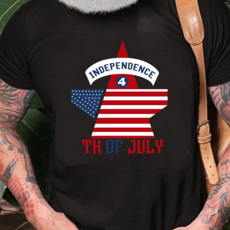 America Star 4Th July Unisex Shirts