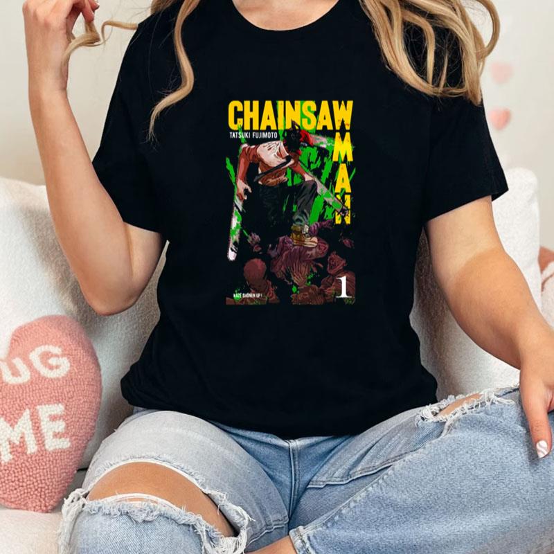 Anime Design Chainsaw Man Unisex Shirts