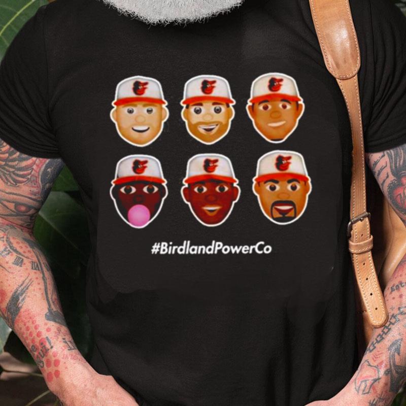 Birdland Power Co Homerun Emoji Orange Unisex Shirts