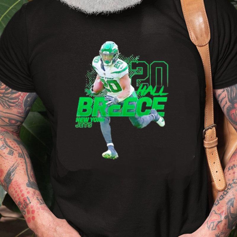 Breece Hall New York Jets Number 20 Football Player Unisex Shirts