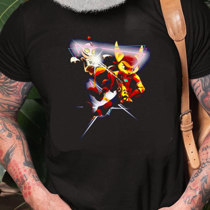 Cartoon Kids Star Ratchet And Clank Game On Unisex Shirts