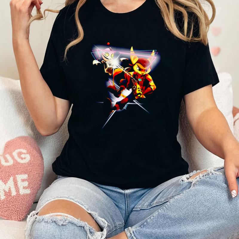 Cartoon Kids Star Ratchet And Clank Game On Unisex Shirts