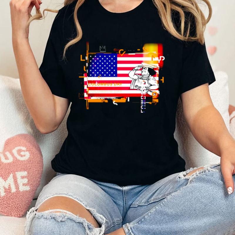 Columbus Day Usa Flag Unisex Shirts