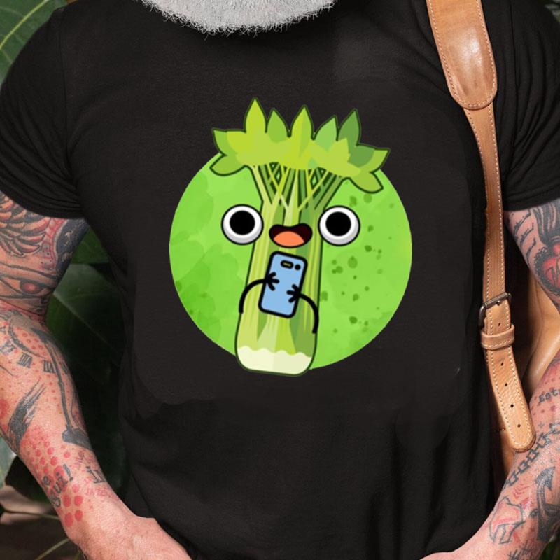 Cute Cellphone Celery Unisex Shirts