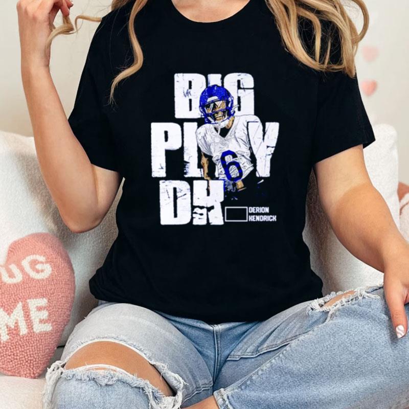 Derion Kendrick Los Angeles Rams Big Play Unisex Shirts