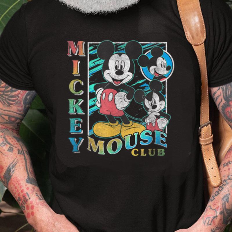 Disney Mickey Classic Mickey Mouse Club Poster Unisex Shirts