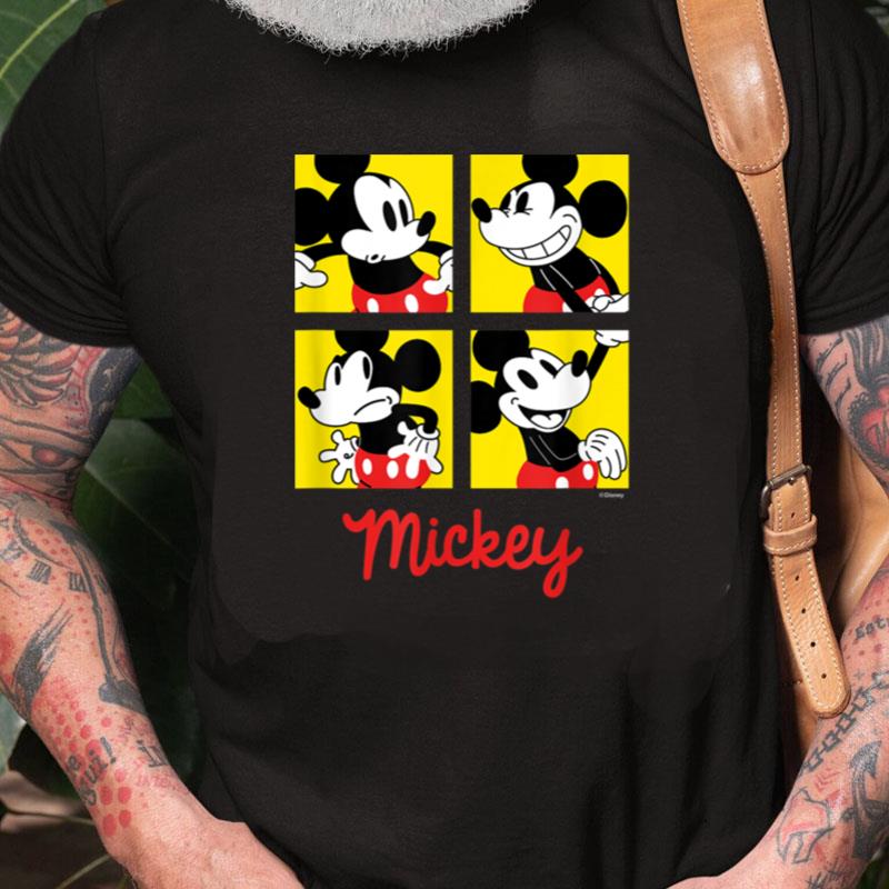 Disney Mickey Grid Unisex Shirts