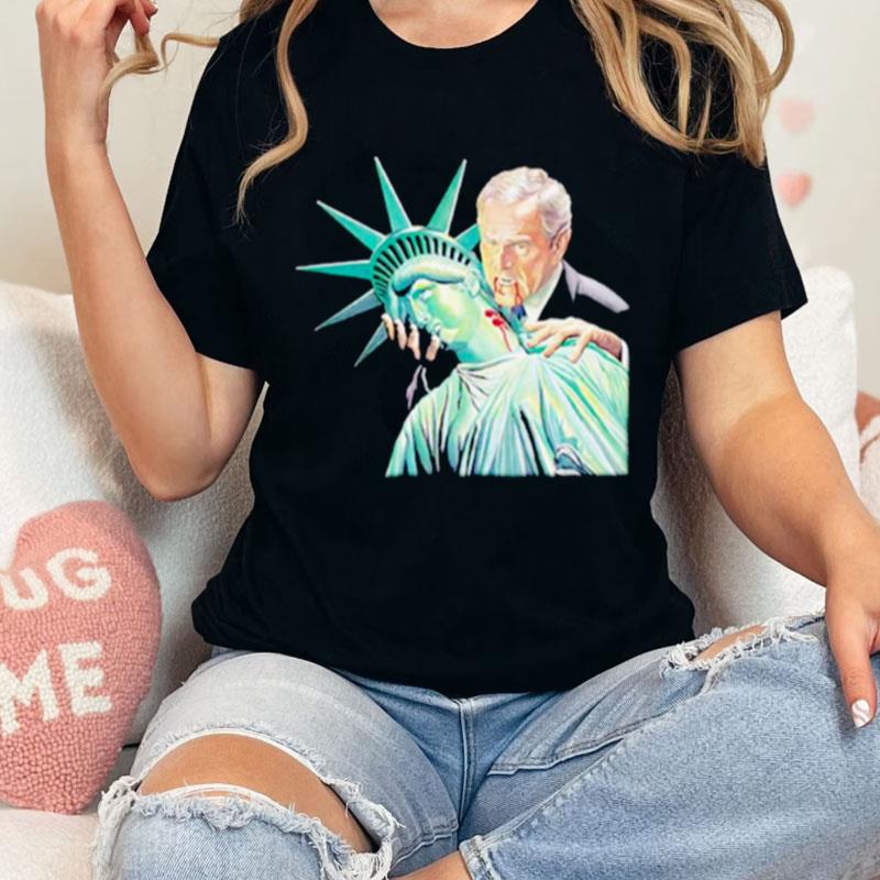 George Bush Statue Of Liberty Unisex Shirts