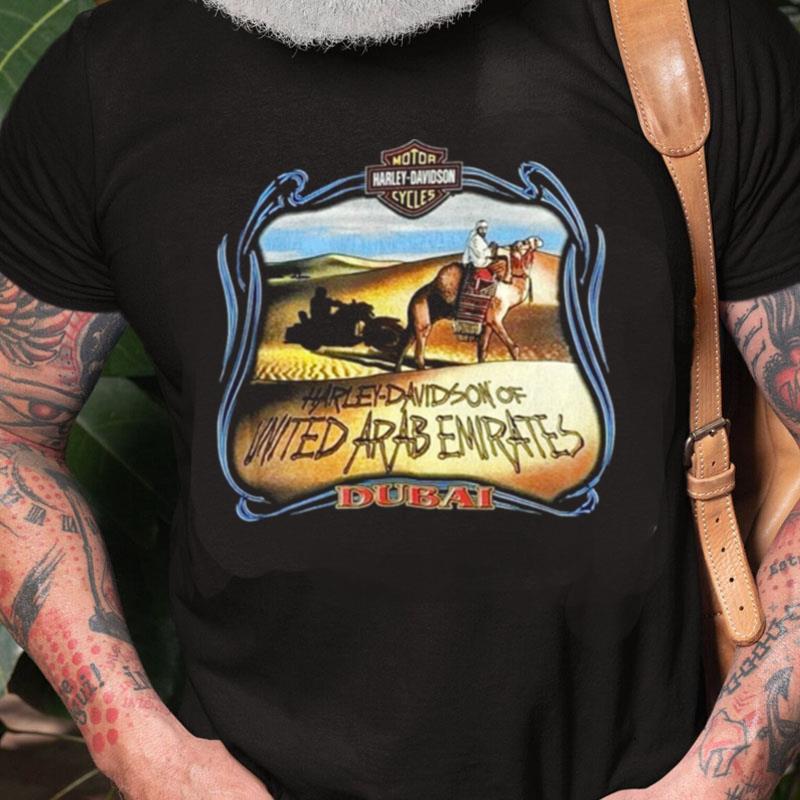 Harley Davidson Dubai Camel Unisex Shirts