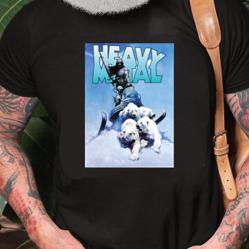 Heavy Metal Snowman Polar Bear Unisex Shirts