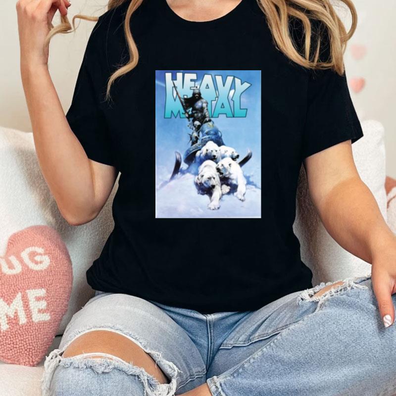 Heavy Metal Snowman Polar Bear Unisex Shirts