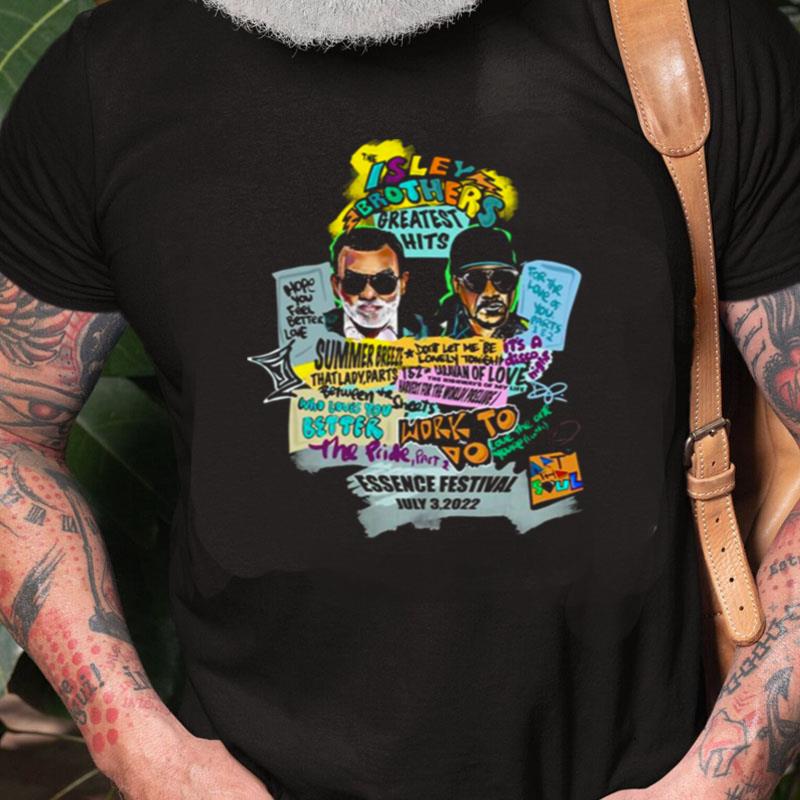 Iconic Isley Brothers Logo Greatest Hits Unisex Shirts