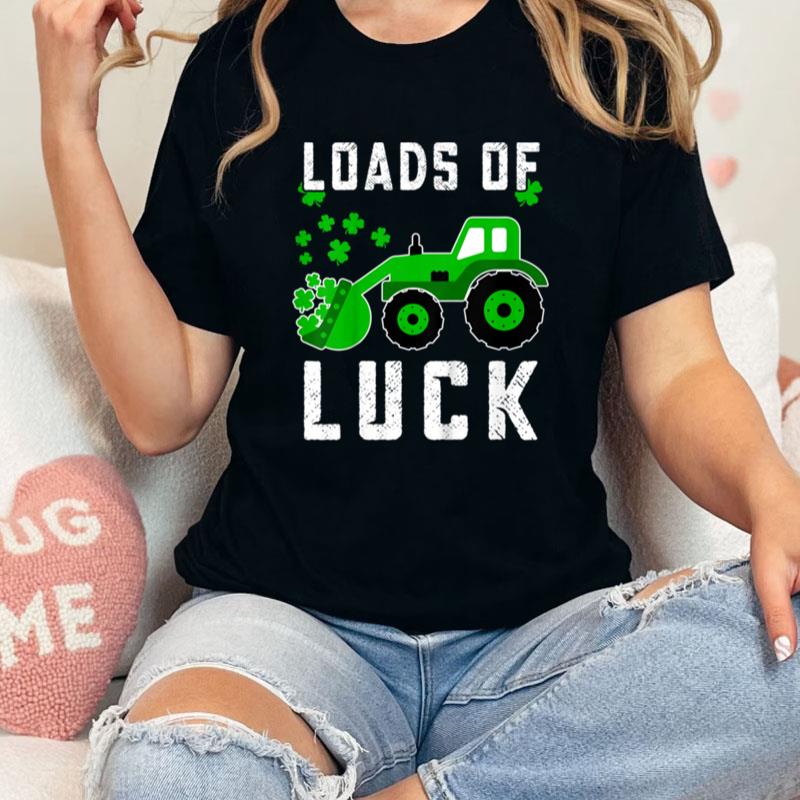 Kids St Patrick Day Load Of Luck Cute Irish Gift Baby Toddler Boy Unisex Shirts