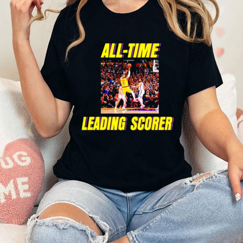 Lebron James La Lakers All Time Leading Scorer Unisex Shirts