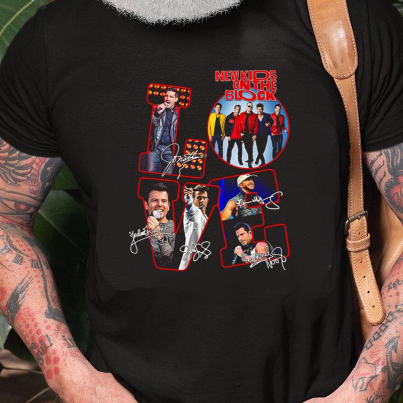 Love New Kids On The Block Signature Unisex Shirts